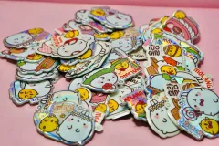 Molang ホログラム キーホルダー 玩具 文具 コレクション 複数 セット まとめ