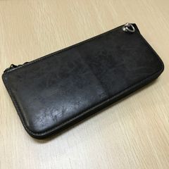 希少□KETO ケト 長財布 ロングウォレット レザー トライバル柄