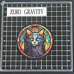 L741　ステンドグラス防水ステッカー ZEROGRAVITY