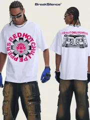 レッドホットチリペッパーズ Red Hot Chili Peppers Tシャツ ホワィトtシャツ 半袖 両面プリント メンズTシャツ レディースTシャツ  男女兼用 ファッション S～3XLのサムネイル