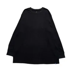 MONUMENT｜モニュメント｜ブラック｜黒｜ロングスリーブTシャツ｜無地デザイン｜レディース｜3XLサイズ｜長袖｜綿60％｜ポリエステル40％｜パキスタン製｜古着｜目立つ汚れなし