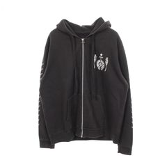 オールド CHROME HEARTS フローラルクロス パーカー ビンテージ古着