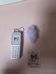 サンリオ クロミ カオハナ スマートフォン型 キーホルダー