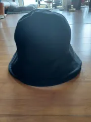 黒色バケットハット 帽子