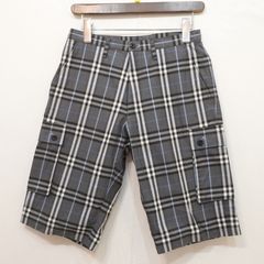 BURBERRY BLACK LABEL チェック柄ショートパンツ サイズ76 - メルカリ
