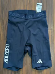 新品 adidas ADIZERO ランニング ショートレギンスパンツ 黒 S アディゼロ
