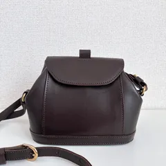 いたがき鞄 ITAGAKI ショルダーバッグ ダークブラウン レザークラフトバイエミ emi パンプキンバッグ ショルダーバッグ タンニンなめし クロスボディのサムネイル