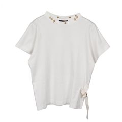 LOUIS VUITTON チェーン装飾スカーフ付き 半袖Tシャツ XS 美品 - メルカリ
