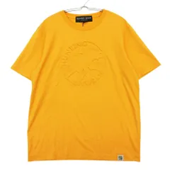 新品同様 HUNTING WORLD ハンティングワールド 半袖Ｔシャツ エンボスロゴ トップス  イエロー L メンズのサムネイル
