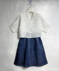 tunica Ikyou Blouse - navy チャイナ 完売品 - メルカリ