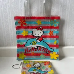 Hello  Ｋitty  &  Ｍimmy   2000       ＶマチアリBAG   & ミニポーチ　 イルカ🐬🐬　　　ヴィンテージ品