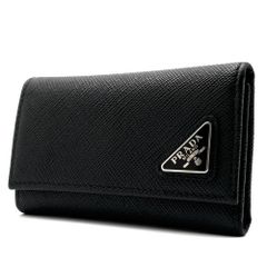 現行/新品未使用✨ PRADA キーケース 三角プレート 6連 ナイロンRFID