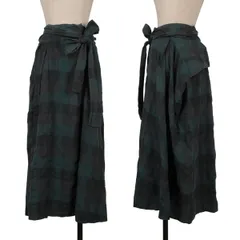 ヴィヴィアンウエストウッド レッドレーベルVivienne Westwood Red Label コットンチェックウエストストリングスカート 緑他2のサムネイル
