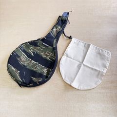 [재고 처분] Ballistics 미니 터크 케이스 MINI TURK CASE 타이거 카모 코듀라 터크 프라이팬 18cm / 20cm 대응 코튼 가방 포함 수납 케이스