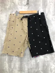 Laundry ランドリー 141-31014 星柄 ハーフ パンツ sizeM/黒×ベージュ ■◆ メンズのサムネイル
