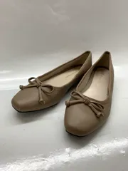 WA ORiental TRaffic ダブルエー オリエンタルトラフィック リボン フラット パンプス size39/ベージュ ■■ レディース