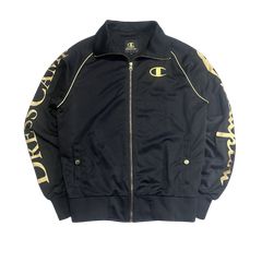 希少 Champion x DRESSCAMP ジャージ ジャケット 黒金 - メルカリ