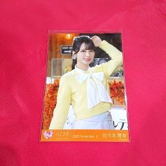 イコラブ ＝LOVE 佐々木舞香 生写真 チュウ 木漏れ日メゾフォルテ