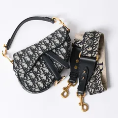 新品同様 Christian Dior クリスチャンディオール Saddle Bag Mini サドルバッグ ミニ 2WAYバッグ M0456CTZQ オブリーク 中古 4a000726のサムネイル