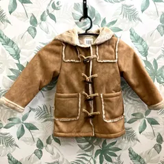 ZZ323 B:MING LIFE STORE  by BEAMS ボアダッフルコート サイズ100