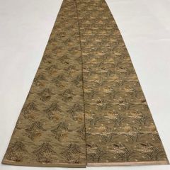 半幅帯 長尺 ウィリアムモリス ピンパーネル×ウィローボゥ