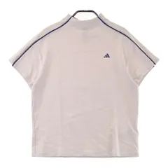 サイズ：L ADIDAS GOLF アディダスゴルフ IK9805 モックネック 半袖Tシャツ  ピンク系 [240101677558] ゴルフウェア レディース ストスト