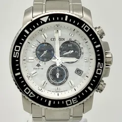 CITIZEN シチズン エコドライブ 電波ソーラー腕時計 E610-S062977 稼動品