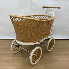 昭和レトロ 乳母車 ラタン - メルカリ