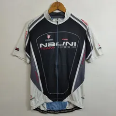 Nalini ナリーニ ジップアップ サイクルジャージ サイクル ウェア 半袖 イタリア製 吸汗速乾性 自転車 ブラック L D843のサムネイル