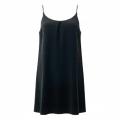 80e6 SAINTLAURENT サンローラン バックオープン ドレスワンピース ミニワンピース チェーンストラップ パーティー ブラック レディース 女性服u02tのサムネイル