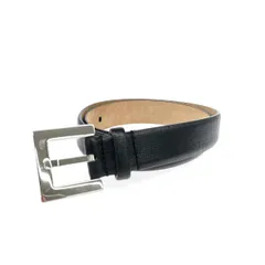 GIORGIO ARMANI ジョルジオアルマーニ ベルト 表記サイズ:42 イタリア製/型押しレザー    ブラック メンズ / 240001202546 GIORGIO ARMANI ジョルジオアルマーニ ベルト 表記サイズ:42