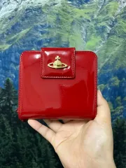 Vivienne Westwood レッド エナメル 二つ折り財布