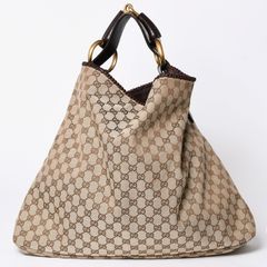 GUCCI グッチ ホースビット トートバッグ Tote Bag GG柄 114900