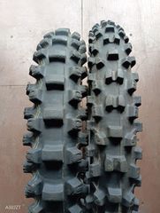 未使用ダンロップ D603 前後セット 21-18オフロードタイヤ DUNLOP