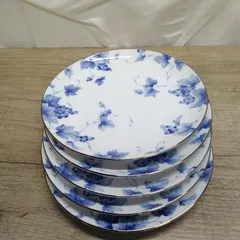洋食器 スイーツ皿 たち吉 Adam＆Eveアダム・イヴ 平皿 ケーキ皿 ５枚セット 美品 X261のサムネイル