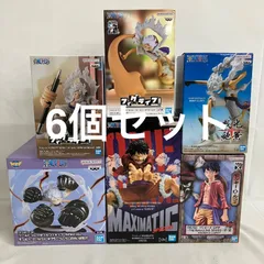 未開封 ワンピース MAXIMATIC 他 モンキー・D・ルフィ フィギュア 6個セット SF5262 c099
