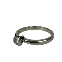 【Christian Dior】 Christian Dior Pt900 Ring 3.7g D0.15ct Size 12 Platinum Diamond Ring Women's Jewelry Accessory 【Used】 USED-AB 【9356】