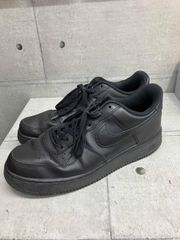 Nike ナイキGS エアフォース1 エレベイト トリプルブラックレザー29cm 