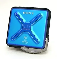 【中古】 SONY ソニー MZ-E44 マーメイドブルー ポータブルMDプレーヤー MDLP非対応 MD再生専用機 MDウォークマンのサムネイル