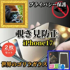 売れ筋商品 2枚セット☆プライバシー保護☆大切な情報を守る【iPhone17 iPhone17AIR iPhone17Pro iPhone17ProMax】強化ガラスフィルム 気泡防止 指紋防止 高硬度9H《高品質ゴリラガラス》覗き見防止フィルム