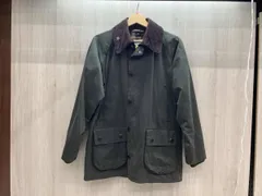 Barbour BEDALE オイルドジャケット 34 イングランド製 袖リブ毛玉／裾，襟汚れのサムネイル
