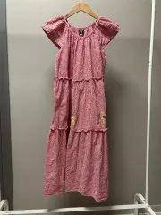 赤 ギンガムチェック クマ ドール ONE PIECE