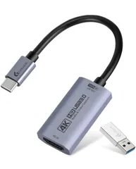 ★Guermok HDMIキャプチャカード 4K@60FPS、2K@144FPS USB 3.0 HDMIからUSB C/Aビデオキャプチャカード、のサムネイル
