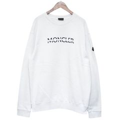 美品 近年モデル】 MONCLER スウェット ロゴマグリア オフホワイト 