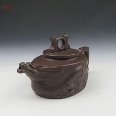 王金川 中国冝興 紫砂壺 茶壺 （刻印有り ヴィンテージ 中国茶器
