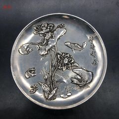 藤原光長銘 花鳥文古鏡 銅鏡 和鏡 骨董品 家紋 江戸 明治 コレクション 送料無料 江戸中期 『藤原光長』銘 花草紋古鏡 /銅鏡/和鏡径14.5重238g
