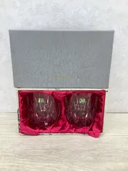 H13 HOYA CRYSTAL ホヤ クリスタル 高級グラス 希少カット ロックグラス 2個セット 現状品