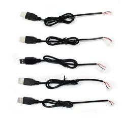 VSDISPLAY USB ケーブル 5V DC電源供給ケーブル 長さ50cm 5本 (USB-PH2.0)