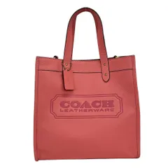 COACH(コーチ) トートバッグ フィールド トート ウィズ コーチ バッジ C2781 ピンク レザー