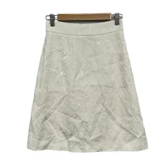 DOLCE&GABBANA(ドルチェアンドガッバーナ) スカート サイズ38 S レディース美品  - アイボリー ひざ丈/花柄のサムネイル